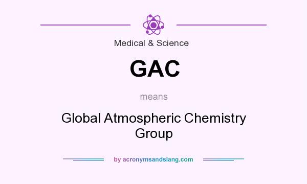 What does GAC mean? It stands for Global Atmospheric Chemistry Group