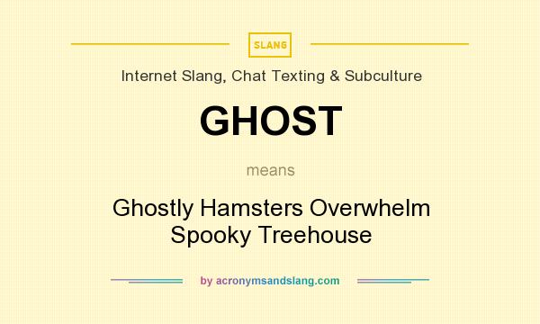 What does GHOST mean? It stands for Ghostly Hamsters Overwhelm Spooky Treehouse