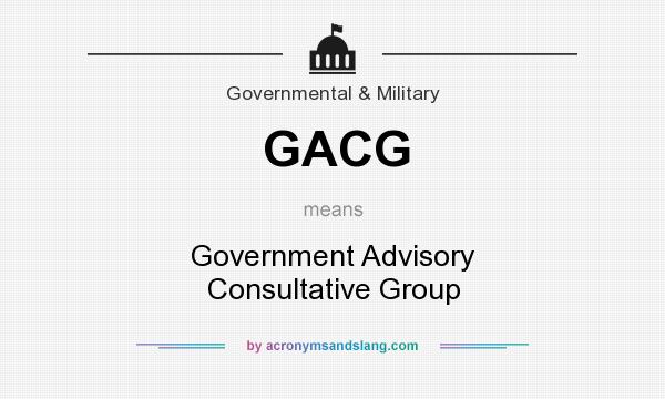 What does GACG mean? It stands for Government Advisory Consultative Group