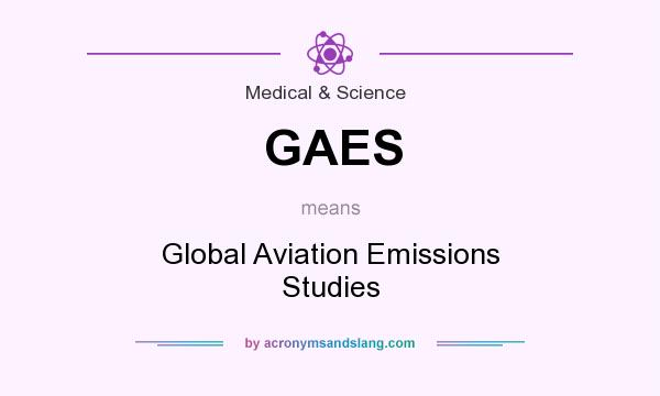 What does GAES mean? It stands for Global Aviation Emissions Studies