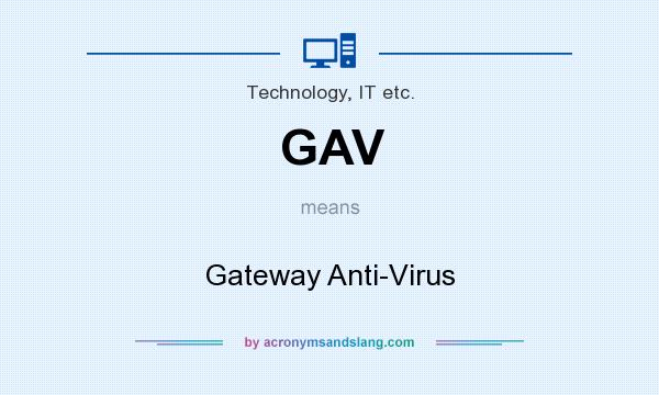 What does GAV mean? It stands for Gateway Anti-Virus