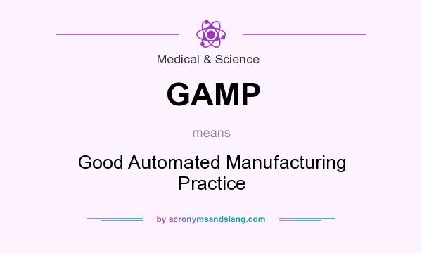 What does GAMP mean? It stands for Good Automated Manufacturing Practice