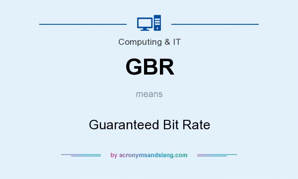 What does GBR mean? It stands for Guaranteed Bit Rate