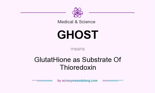 What does GHOST mean? It stands for GlutatHione as Substrate Of Thioredoxin