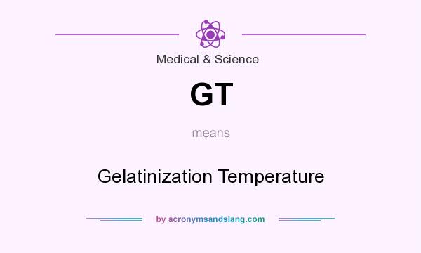 What does GT mean? It stands for Gelatinization Temperature