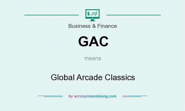 What does GAC mean? It stands for Global Arcade Classics