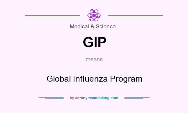 What does GIP mean? It stands for Global Influenza Program
