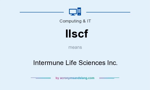 What does Ilscf mean? It stands for Intermune Life Sciences Inc.