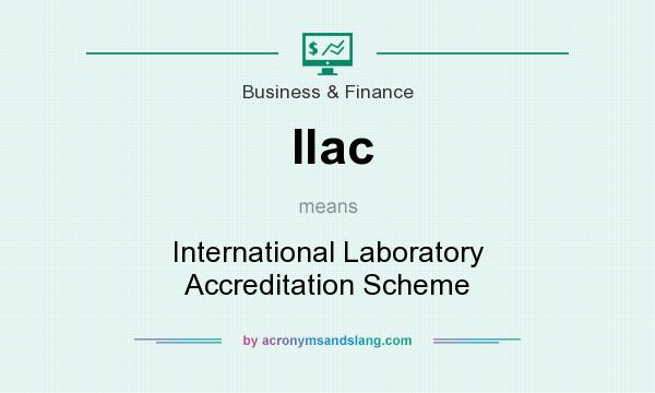 What does Ilac mean? It stands for International Laboratory Accreditation Scheme
