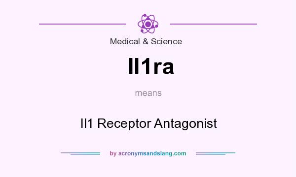 What does Il1ra mean? It stands for Il1 Receptor Antagonist