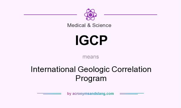 What does IGCP mean? It stands for International Geologic Correlation Program