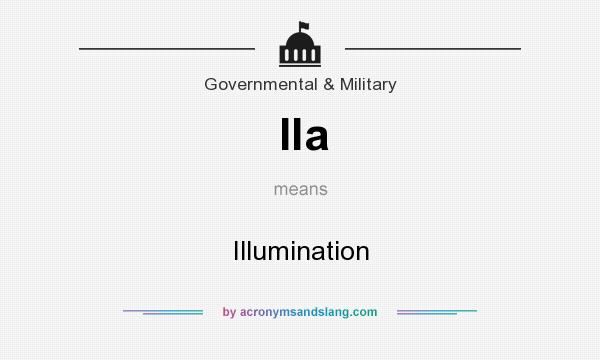 What does Ila mean? It stands for Illumination