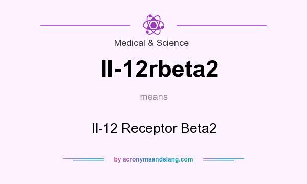 What does Il-12rbeta2 mean? It stands for Il-12 Receptor Beta2