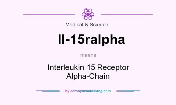What does Il-15ralpha mean? It stands for Interleukin-15 Receptor Alpha-Chain