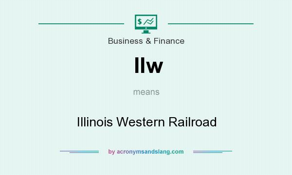 What does Ilw mean? It stands for Illinois Western Railroad