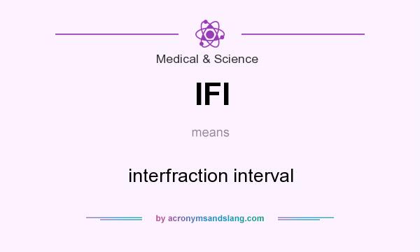 What does IFI mean? It stands for interfraction interval