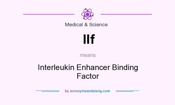 What does Ilf mean? It stands for Interleukin Enhancer Binding Factor