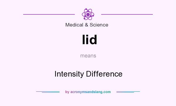 What does Iid mean? It stands for Intensity Difference