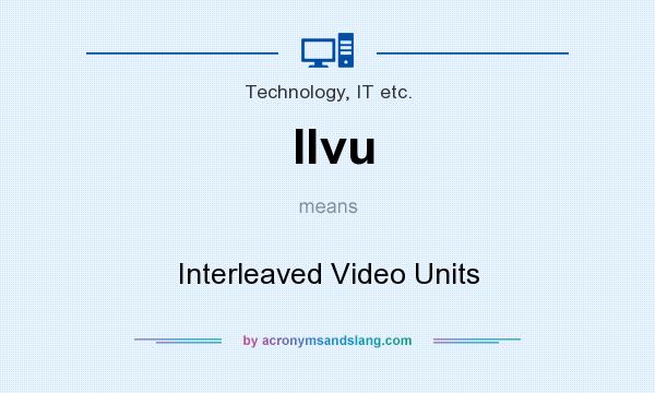 What does Ilvu mean? It stands for Interleaved Video Units
