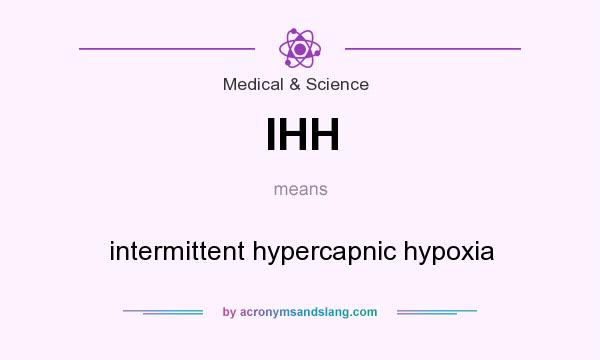 What does IHH mean? It stands for intermittent hypercapnic hypoxia