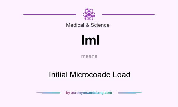 What does Iml mean? It stands for Initial Microcoade Load