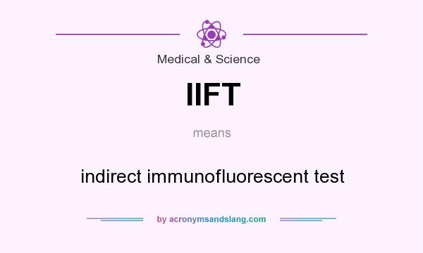What does IIFT mean? It stands for indirect immunofluorescent test