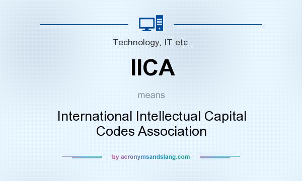 What does IICA mean? It stands for International Intellectual Capital Codes Association