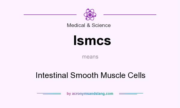 What does Ismcs mean? It stands for Intestinal Smooth Muscle Cells