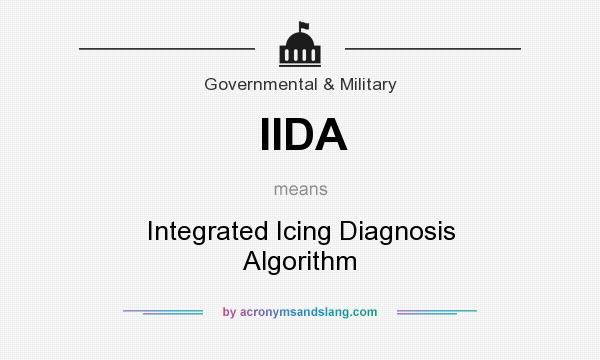 What does IIDA mean? It stands for Integrated Icing Diagnosis Algorithm