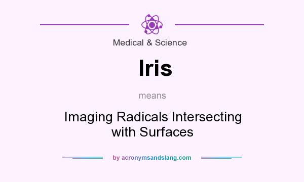 What does Iris mean? It stands for Imaging Radicals Intersecting with Surfaces