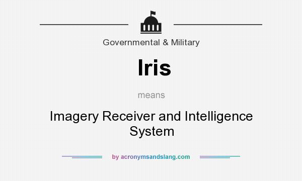 What does Iris mean? It stands for Imagery Receiver and Intelligence System