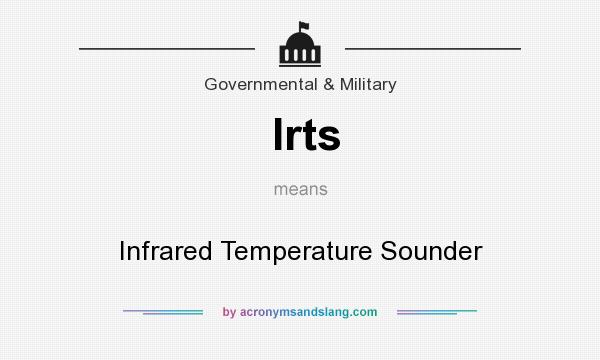 What does Irts mean? It stands for Infrared Temperature Sounder