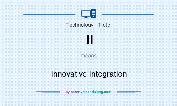 What does II mean? It stands for Innovative Integration