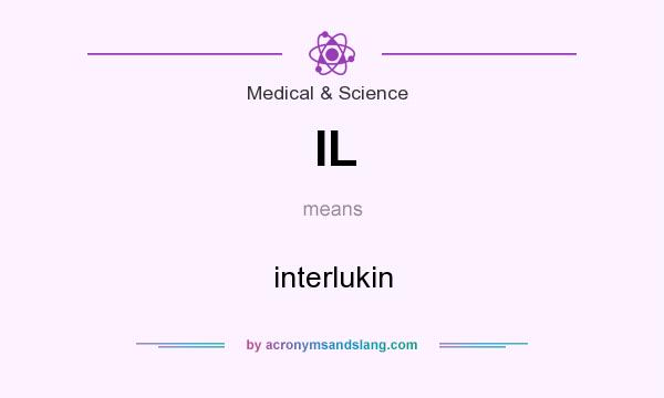 What does IL mean? It stands for interlukin
