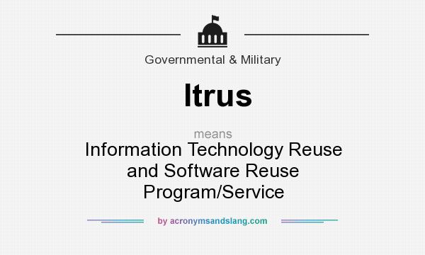 What does Itrus mean? It stands for Information Technology Reuse and Software Reuse Program/Service