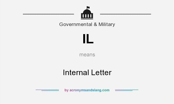 What does IL mean? It stands for Internal Letter