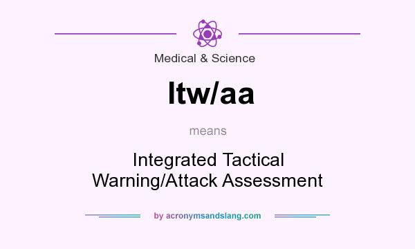 What does Itw/aa mean? It stands for Integrated Tactical Warning/Attack Assessment