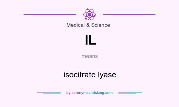 What does IL mean? It stands for isocitrate lyase