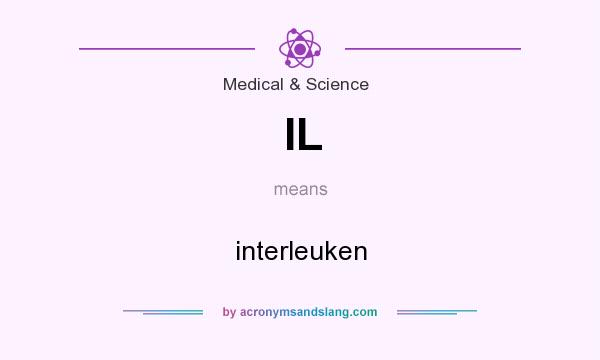 What does IL mean? It stands for interleuken