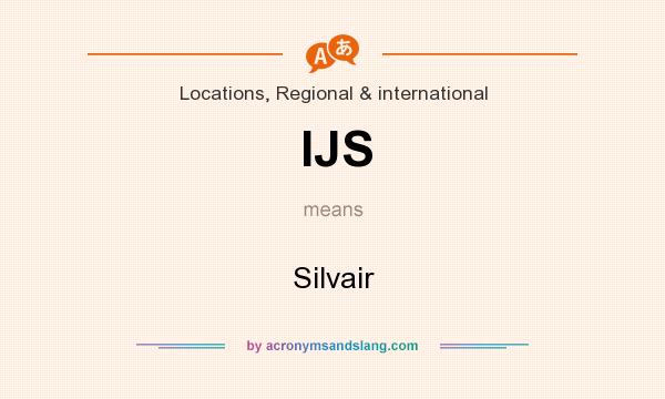 What does IJS mean? It stands for Silvair
