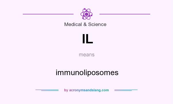 What does IL mean? It stands for immunoliposomes