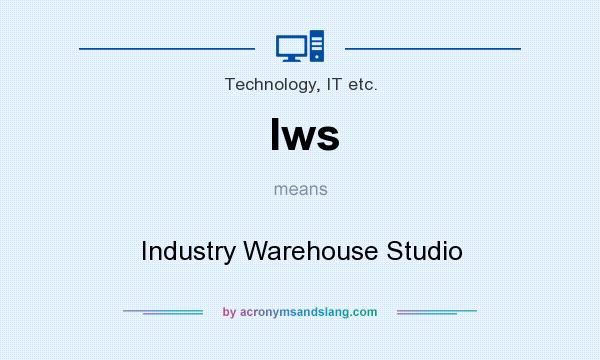 What does Iws mean? It stands for Industry Warehouse Studio
