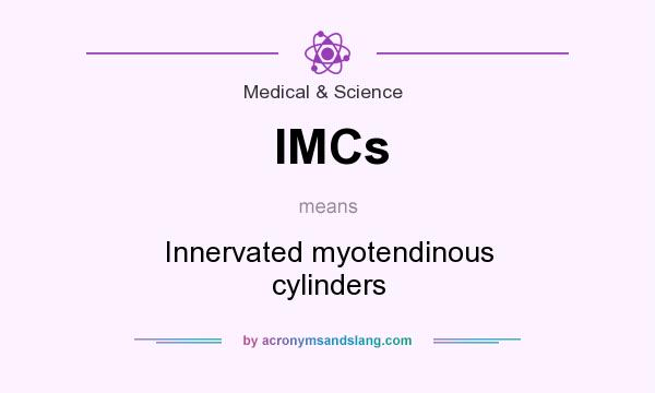 What does IMCs mean? It stands for Innervated myotendinous cylinders