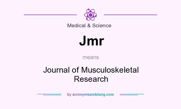 What does Jmr mean? It stands for Journal of Musculoskeletal Research