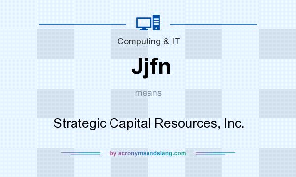 What does Jjfn mean? It stands for Strategic Capital Resources, Inc.