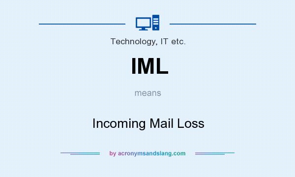 What does IML mean? It stands for Incoming Mail Loss