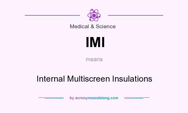 What does IMI mean? It stands for Internal Multiscreen Insulations