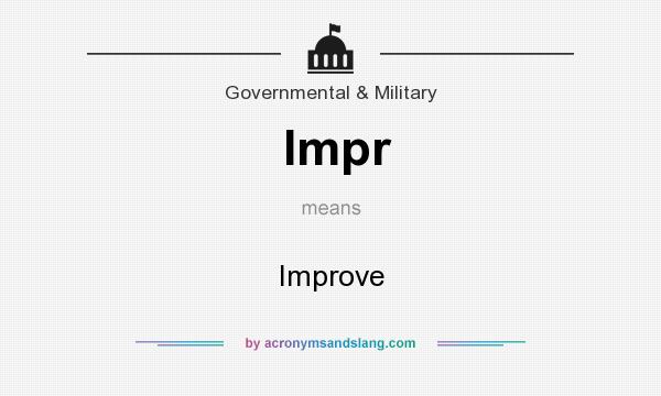 What does Impr mean? It stands for Improve