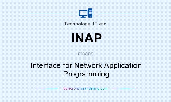 What does INAP mean? It stands for Interface for Network Application Programming