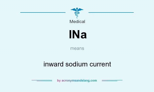 What does INa mean? It stands for inward sodium current